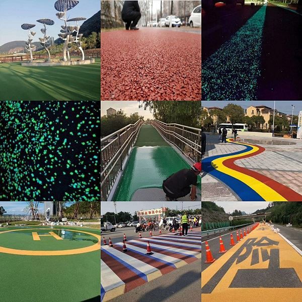 L'adhesiu de carretera anti-saltar de colors és més millor