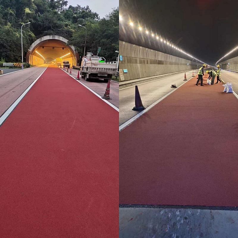 L'atenció a la construcció de la carretera de colors